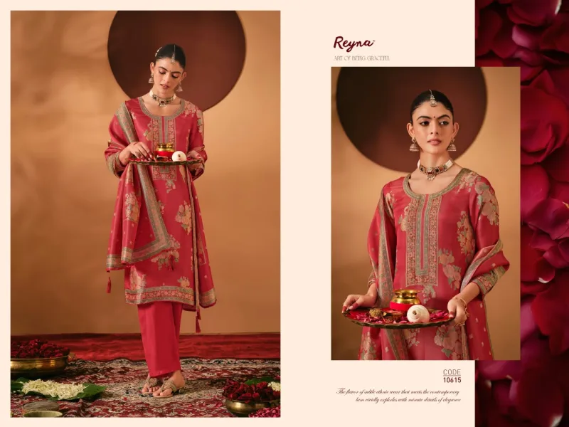 Piya By Reyna Kanjivaram Silk Dress Material